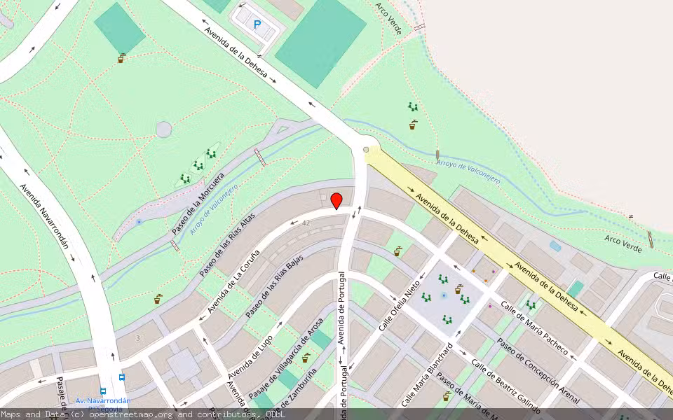 Mapa de Subasta Inmueble (Garaje) en San Sebastian De Los Reyes, Madrid