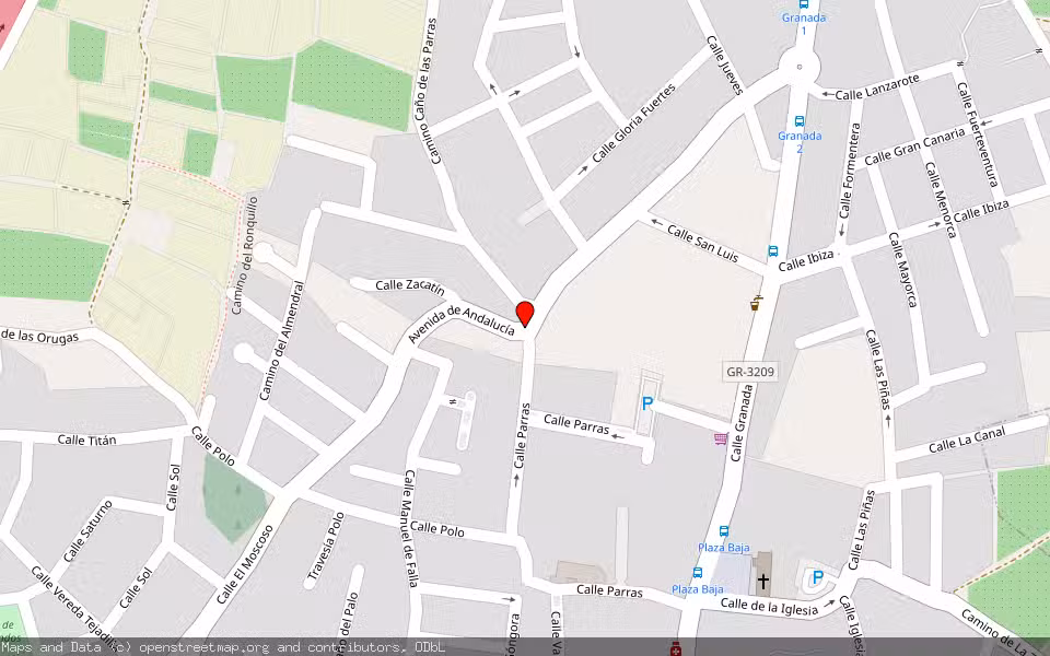 Mapa de Subasta Inmueble (Trastero) en Ogijares, Granada