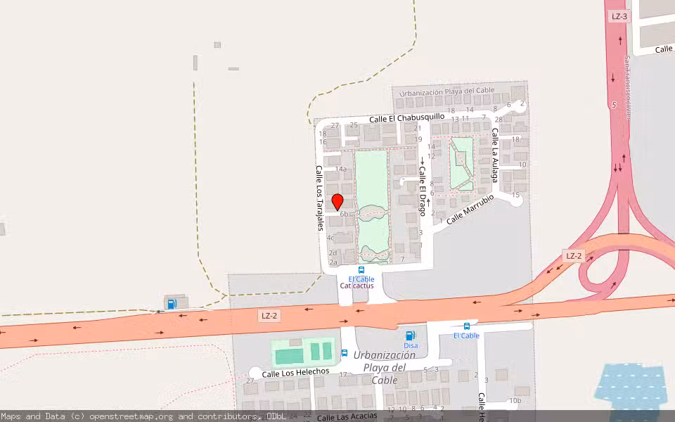 Mapa de Subasta Inmueble (Vivienda) en Arrecife, Las Palmas