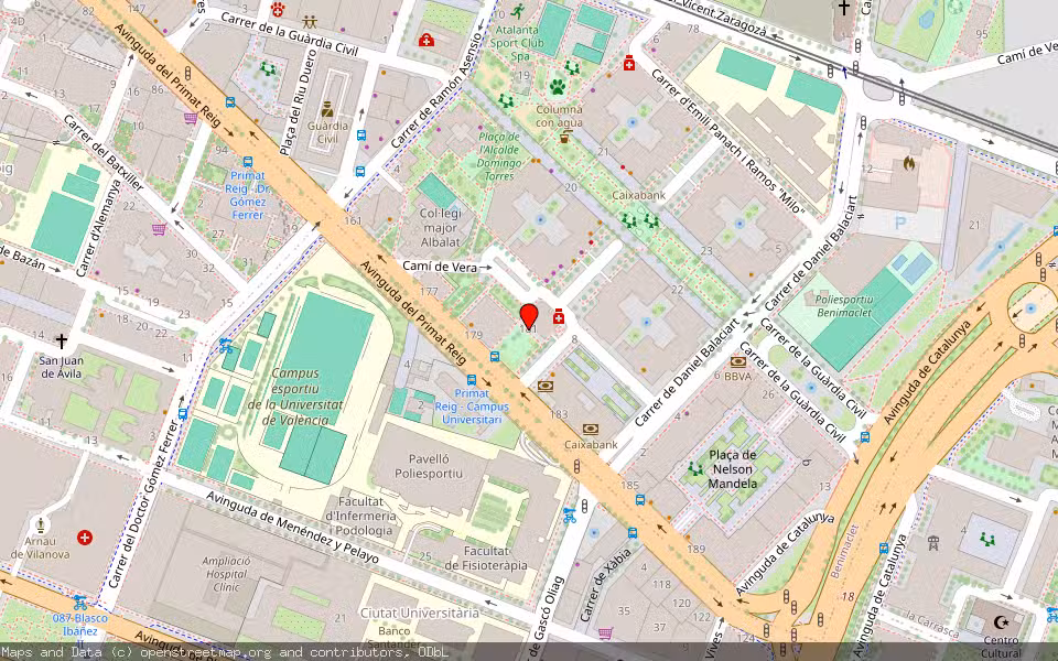 Mapa de Subasta Inmueble (Vivienda) en València, Valencia/València
