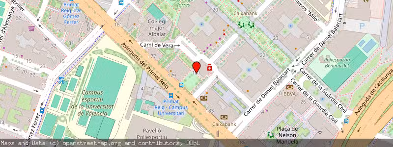 Mapa de Subasta de Inmueble (Vivienda) en València, Valencia 