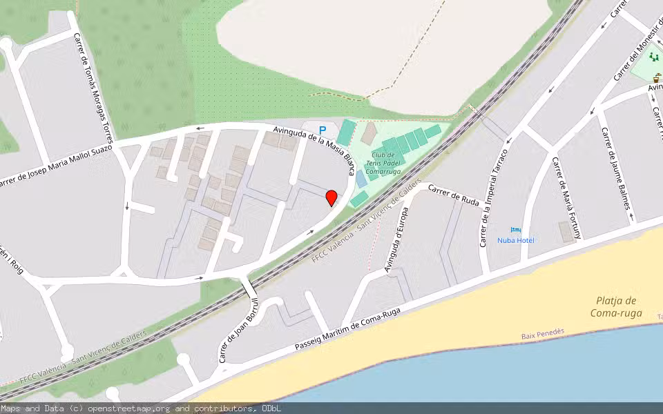 Mapa de Subasta Inmueble (Otros) en El Vendrell, Tarragona