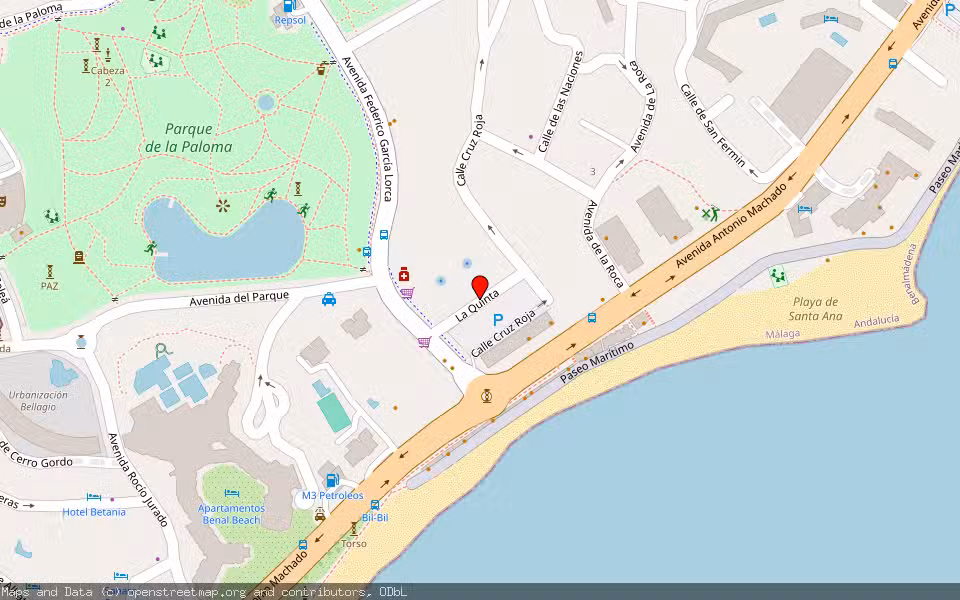 Mapa de Subasta Inmueble (Vivienda) en Benalmádena, Málaga