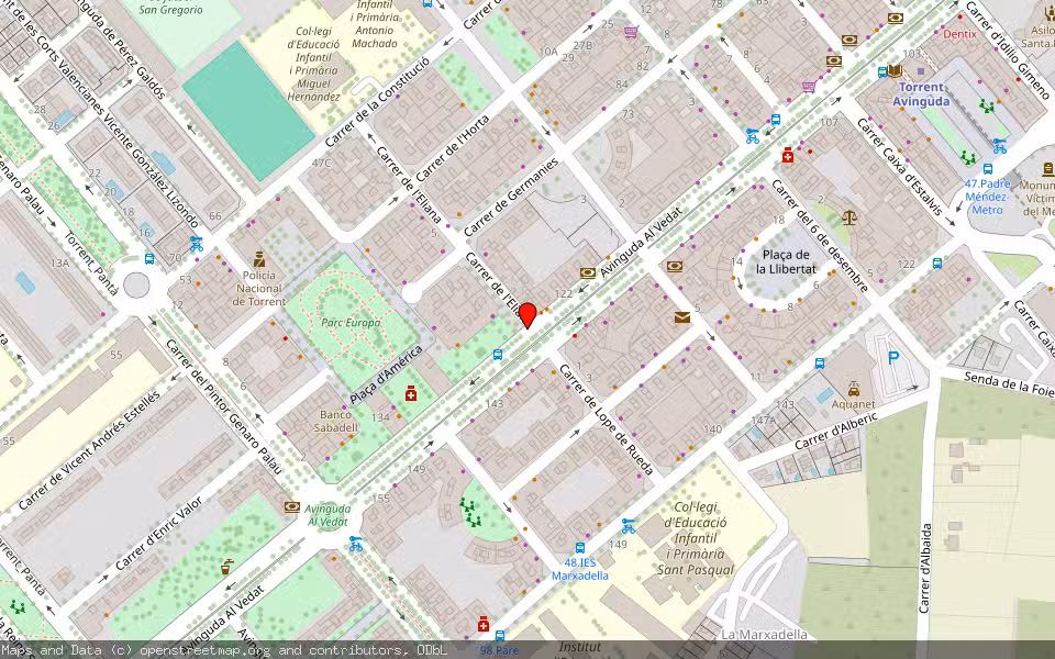 Mapa de Subasta Inmueble (Local comercial) en Torrent, Valencia/València