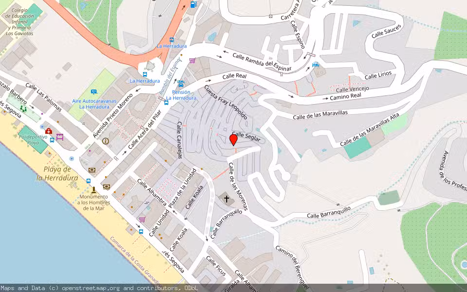 Mapa de Subasta Inmueble (Otros) en Almuñecar, Granada