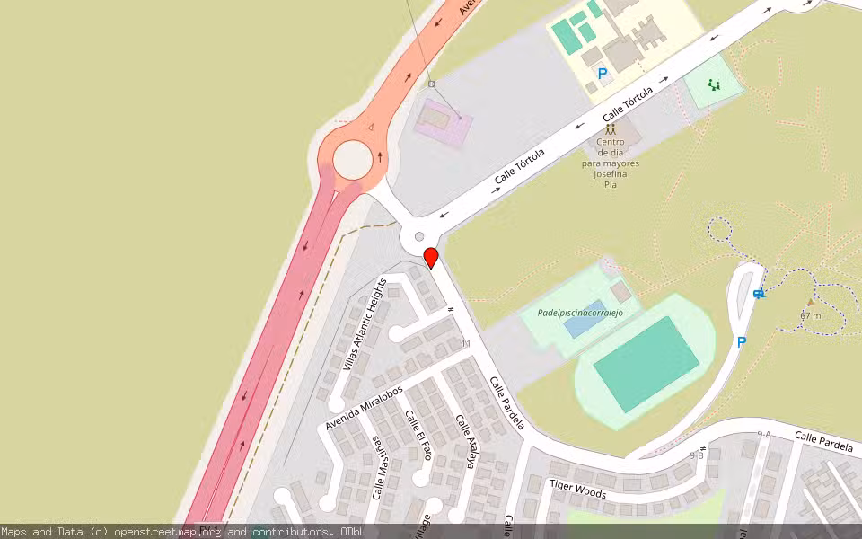 Mapa de Subasta Inmueble (Vivienda) en La Oliva, Las Palmas